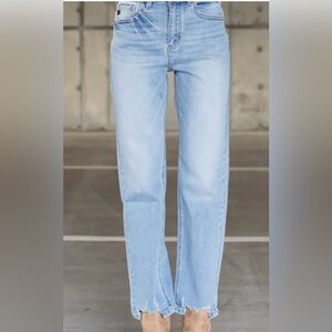NWT KanCan Breanne high rise, straight leg jeans, SZ5